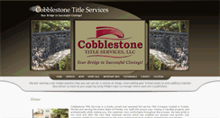 Desktop Screenshot of cobblestonetitle.com